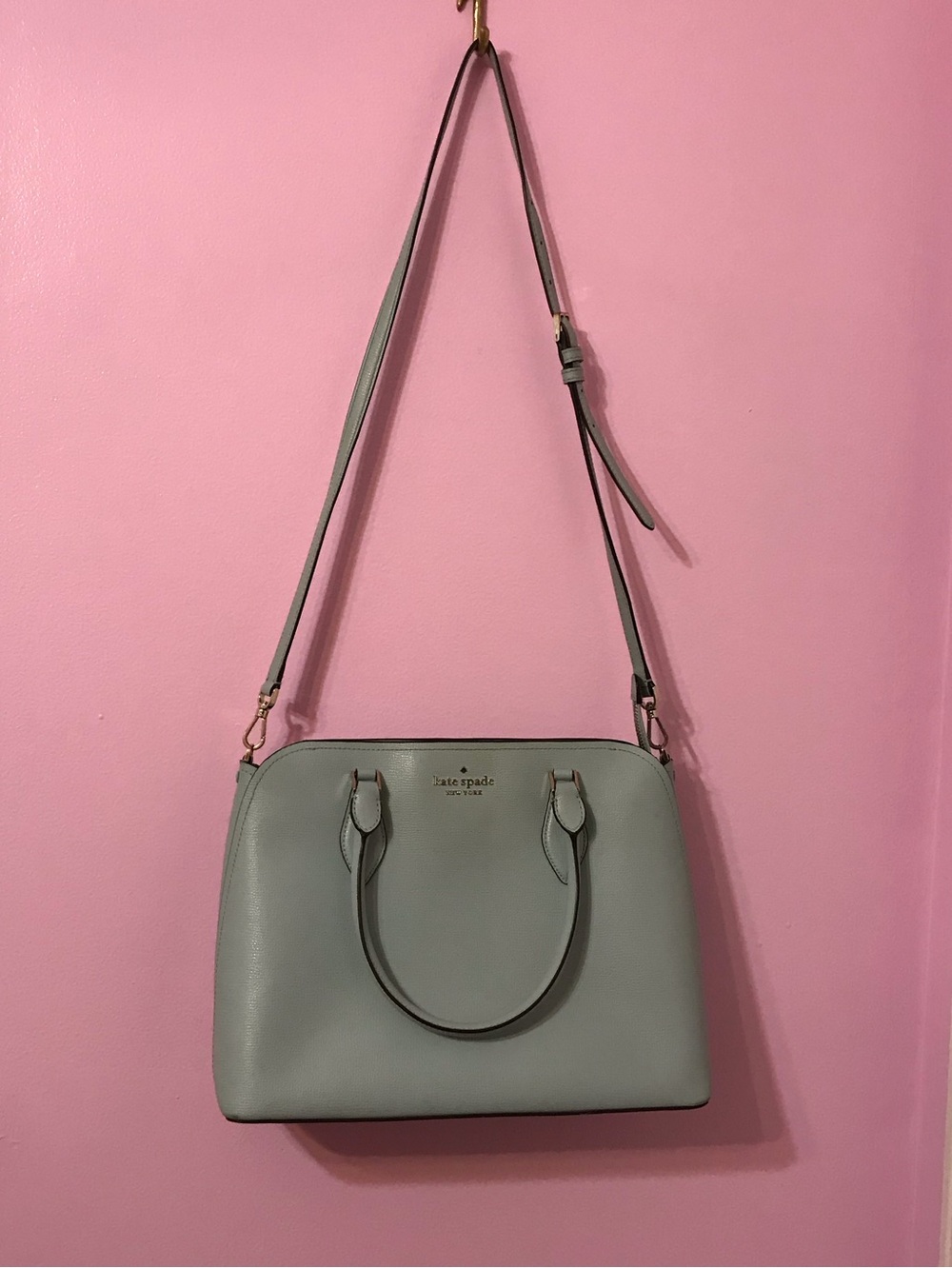 Kate Spade New York Darcy Small Satchel in Cloud Mist
